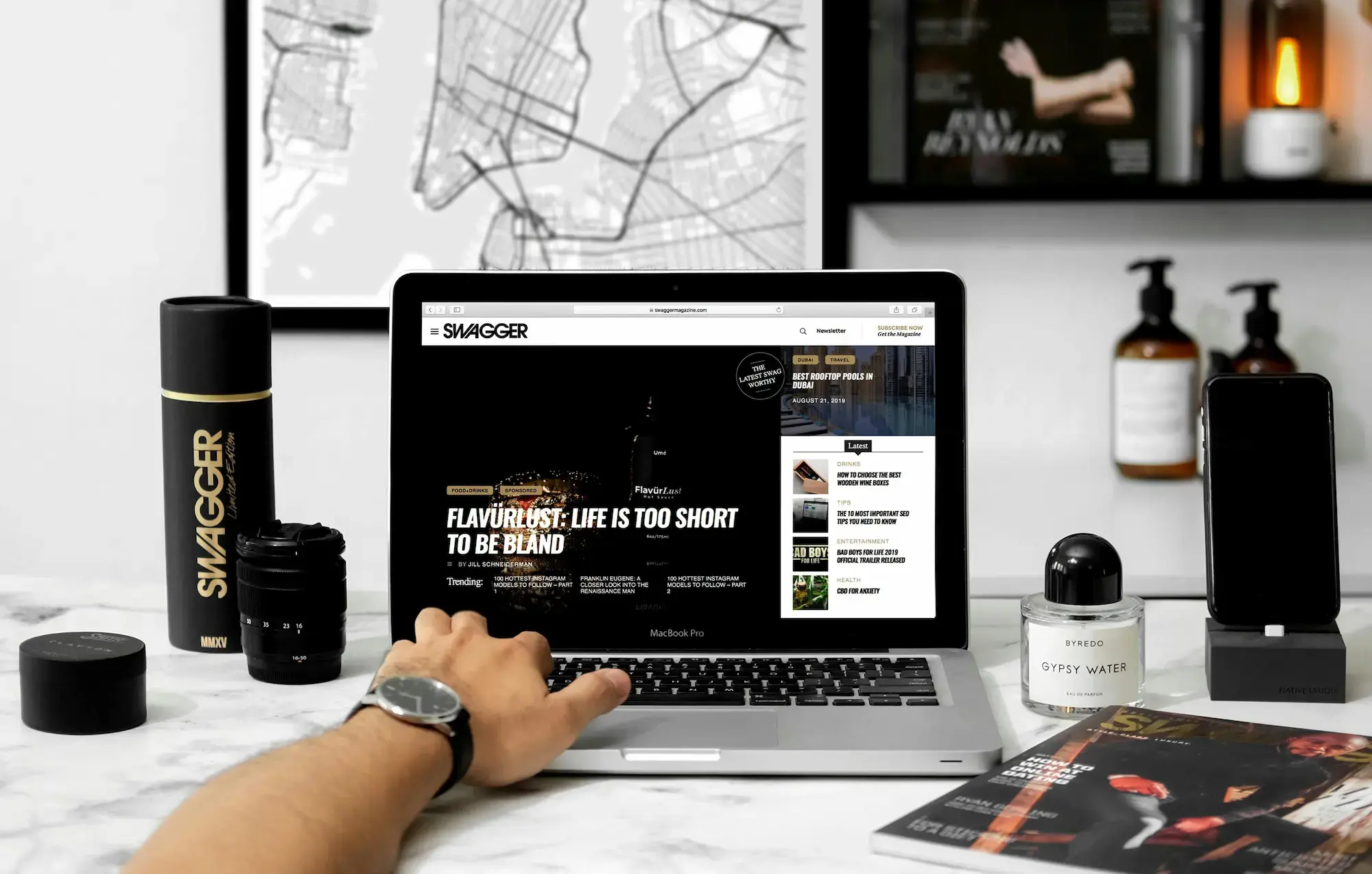 Image of a professional business website